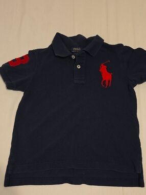 Polo by Ralph Lauren Navy Polo with Red Logo